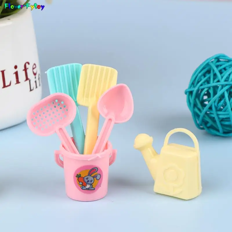 

Аксессуары для мини-кукол, 6 шт./комплект, домашние инструменты для посадки кукол, аксессуары для кукольного домика, обучающая игрушка для детей