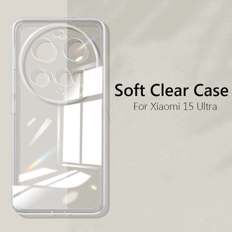 Premium Ultra Thin Clear TPU Phone Case - Soft and Durable Protection Cover