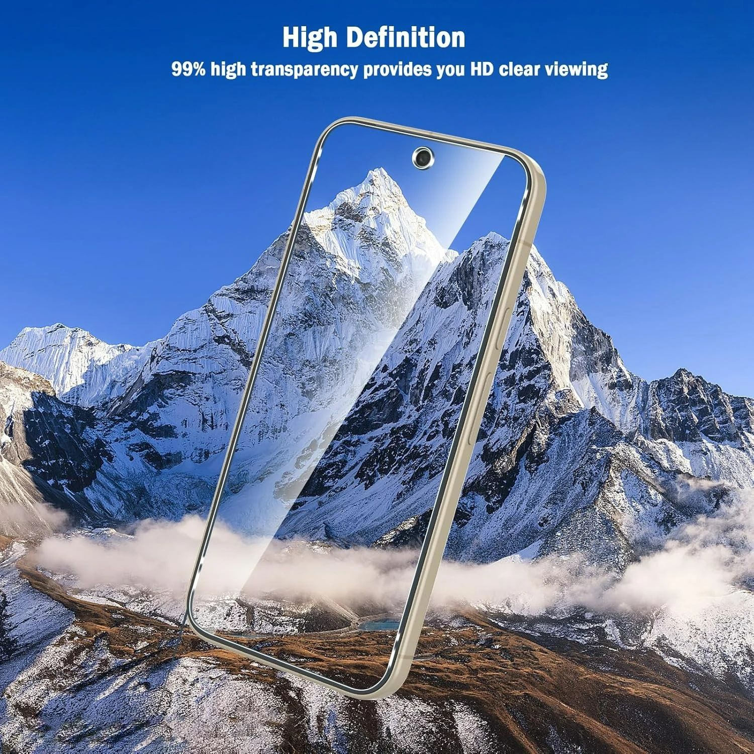 Premium Quality Scratchproof Tempered Glass Screen Protector - 3 Pack