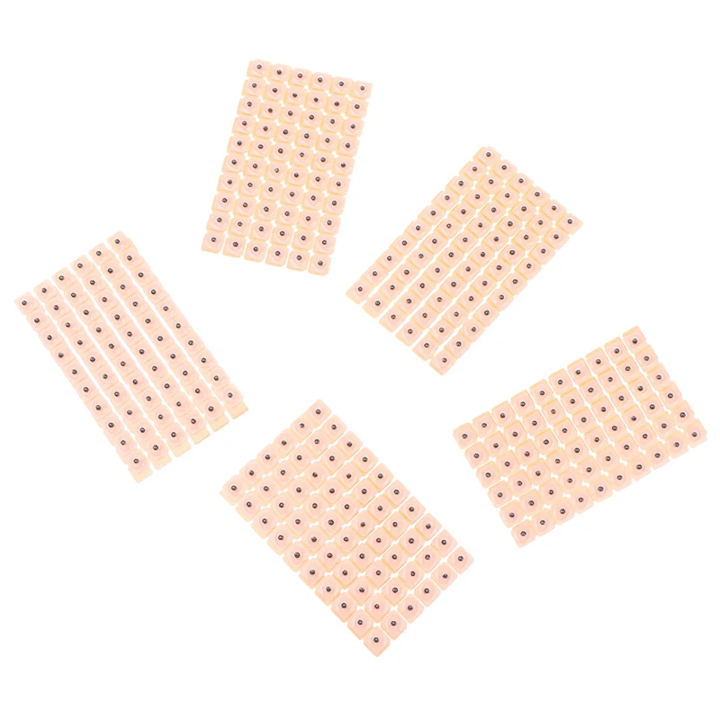 60/600pcs Relaxation Ears Stickers Therapy Needle Patch Auricular Auriculotherapy Vaccaria Ear Massage Care Sticker medical ear patch earlobe stickers ear protector stickers ear therapy kit