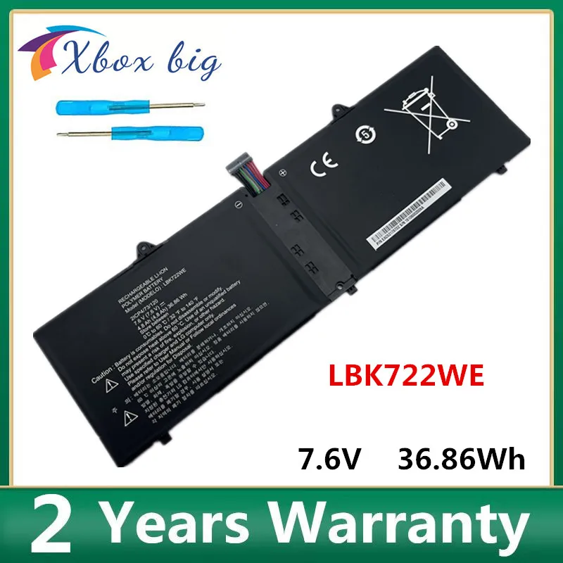 

LBK722WE 7.6v 36.86Wh Laptop Battery For LG 21CP4/73/120 Series Notebook