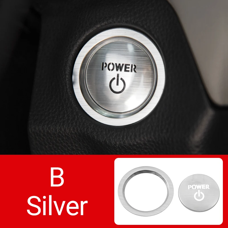 Hybrid Car Engine Start/Stop Button Ring Cover Circle Case
