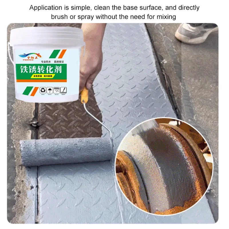 Multipurpose Rust Converter Rust Conversion Primer Weather-Proof Long Lasting Deruster for Metal Anti