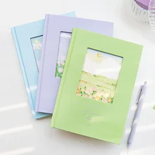 

Rosy Posy Notebook Kawaii Creative Wildflower Sea Series Agenda 2022 Planner Fresh Flowers Sketchbook Ins Handbook Diary Book