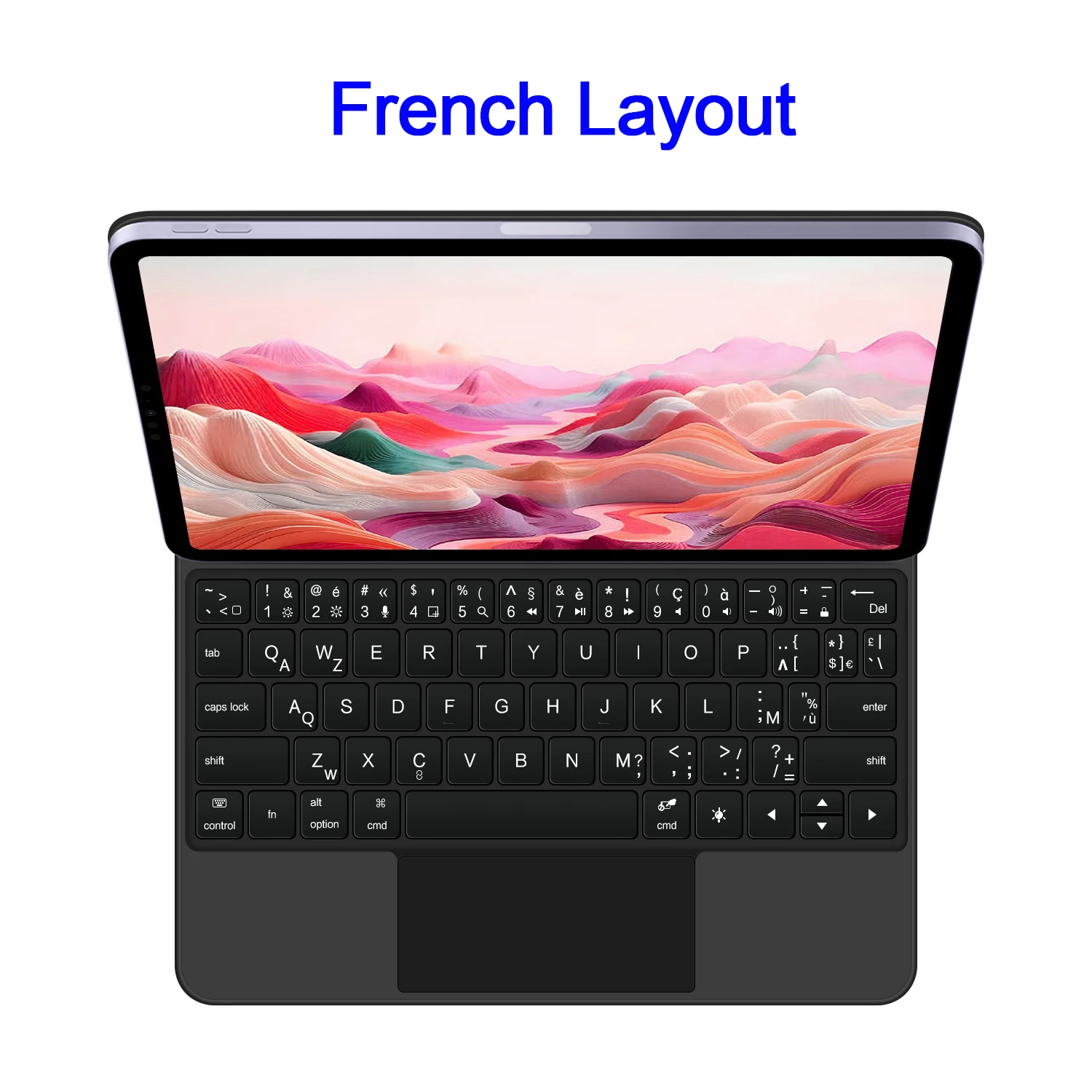 Magic Backlight Keyboard Folio with Smart Magnetic Cover and TouchPad Keyboard