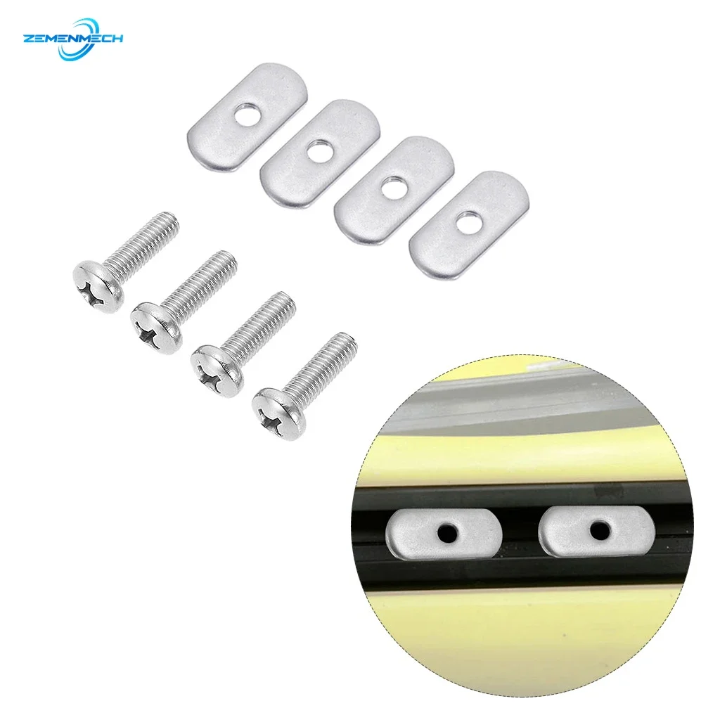 316 Stainless Steel Kayak Rail Track Screws Track Nuts Hardware Kayak Mounting Replacement Kit Boat Outdoor Tool Accessories Hot