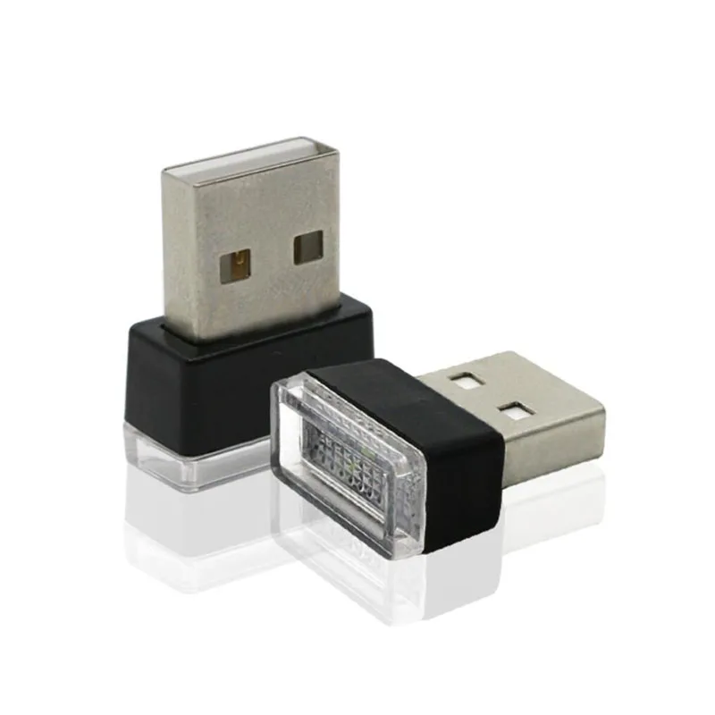 Mini USB Stage Party Light LED Modeling Night Lamp for Car Ambient Light Neon Interior Jewelry 7 kinds of light colors A7