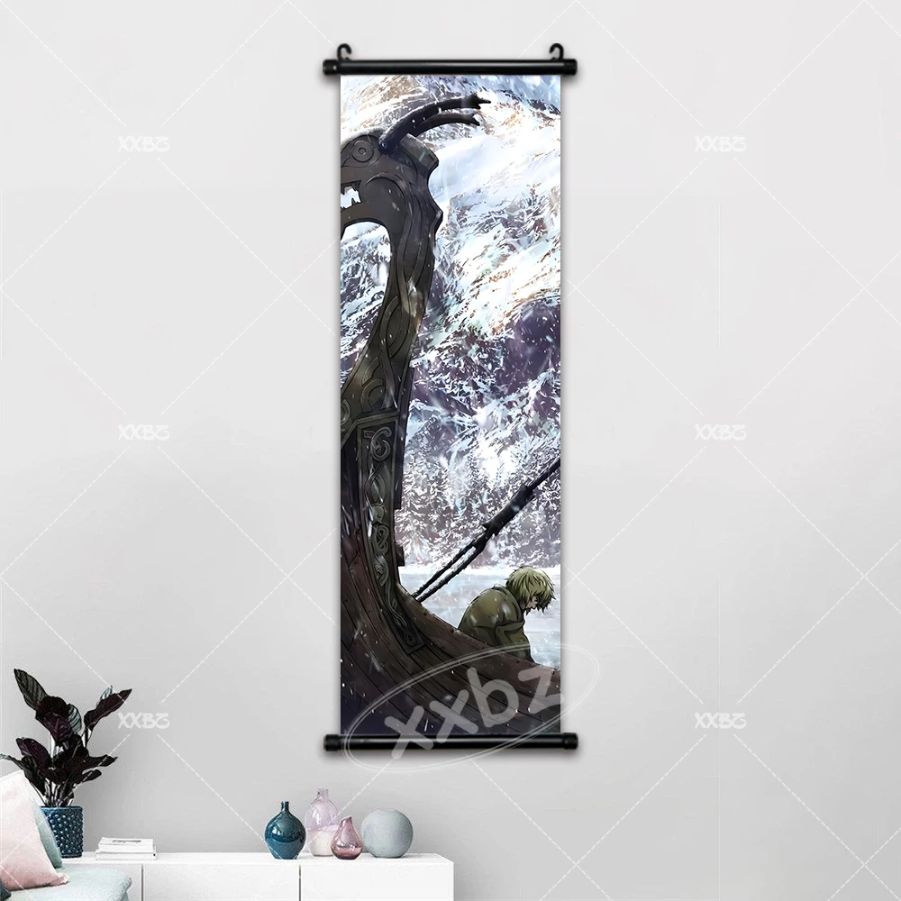 Vinland Saga Anime Wall Art: Thorfinn & Askeladd Decor Canvas Poster