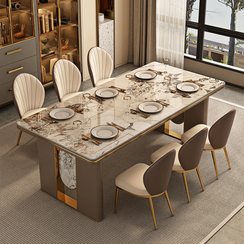 Organizer Luxury Dining Table Unique Nordic Restaurant Kitchen Dining 4