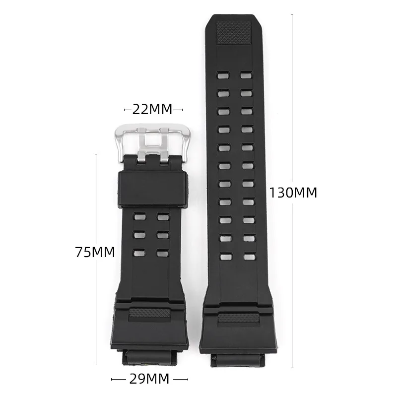 Camouflage Waterproof Resin Silicone Sport Strap for Men - Rubber Watch Band Accessories