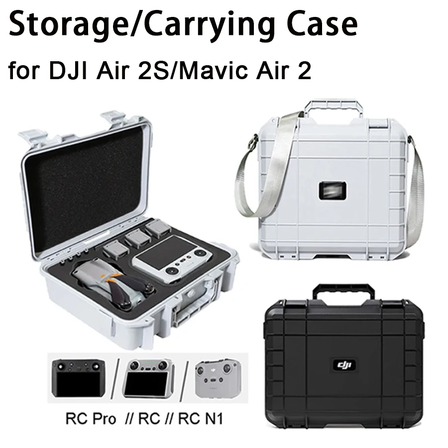Carrying Case For Dji Air 2S Storage Bag Rc/rc-N1/rc Pro Explosion Proof Case With Stap For Dji Mavic Air 2S Drone Accessories drone accessories,drone storage bag,dji case,drone case