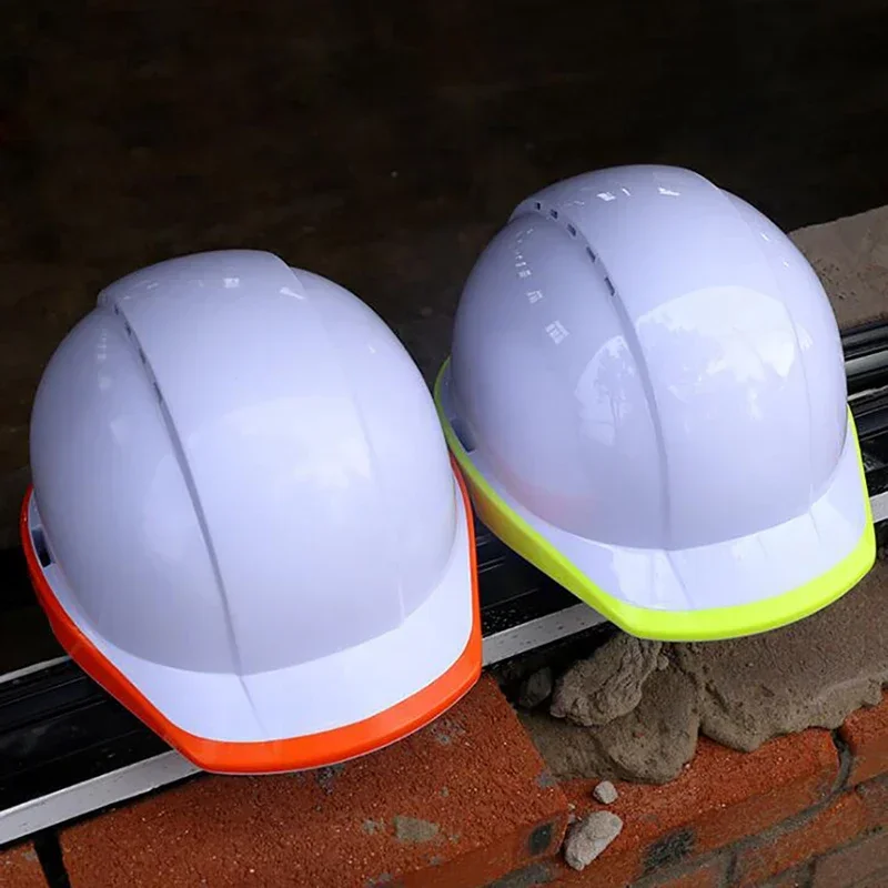 Casque De Chantier Mustbau EN397 - Réglable 52-66 Cm, 6 Points De Fixation, 12 Aérations, Très Respirant Pour Hommes Et Femmes
