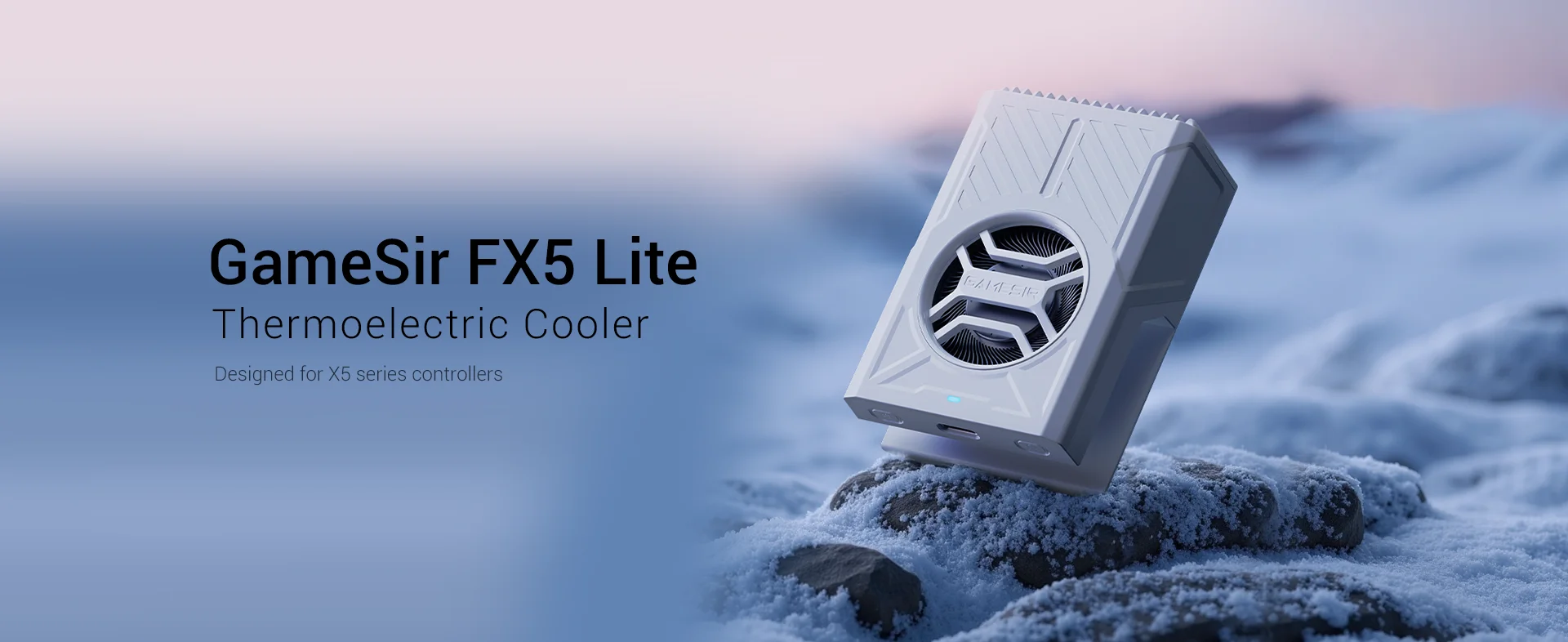 GameSir FX5 Lite Cooler Wired Controller Cooler FX5 Wireless Cooler for GameSir X5 Lite Controllers With Three Cooling Modes