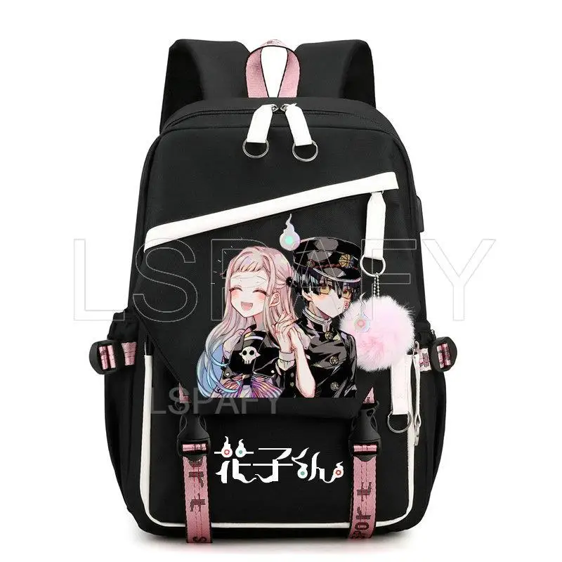 Moda Toilet-Bound Hanako-Kun Zaino Studenti Borse Da Scuola Ragazze Zainetto Per Bambini Mochilas Adolescente Ricarica Usb Mochilas