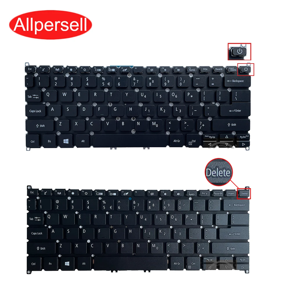 

Для Acer SF114-32/53/52NP SP513-51/52/53 SP314-51 Клавиатура ноутбука