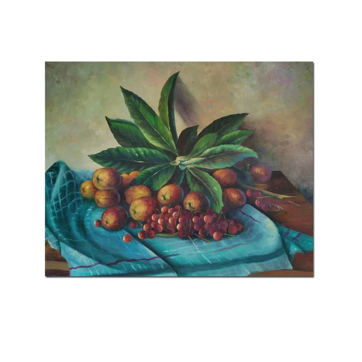 

Handpainted Oil Painting Reproduction Art on Canvas Classical IMPRESSIONISM Still Life Fruit Flowers Modern Wall Art Home Decor