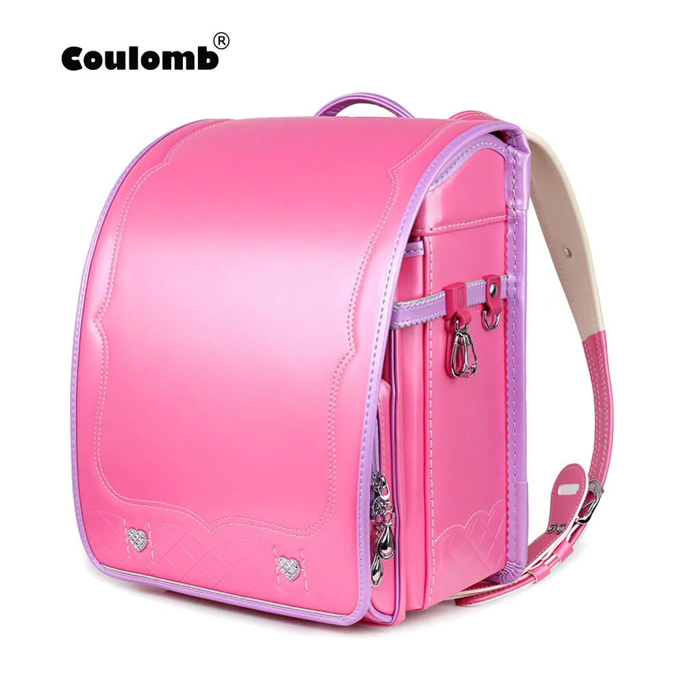 쿨롱 2022 새로운 디자인 Randoseru 패션 학교 가방 소녀 mochila infantil 일본 학생 키즈 대형 Schoolbag sac a dos