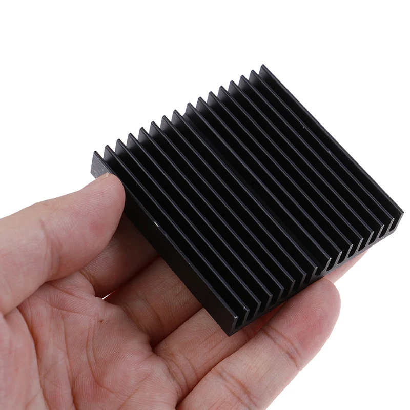 【C】1개 60*60*10mm 검정색 알루미늄 라디에이터 마더보드 칩 히트싱크