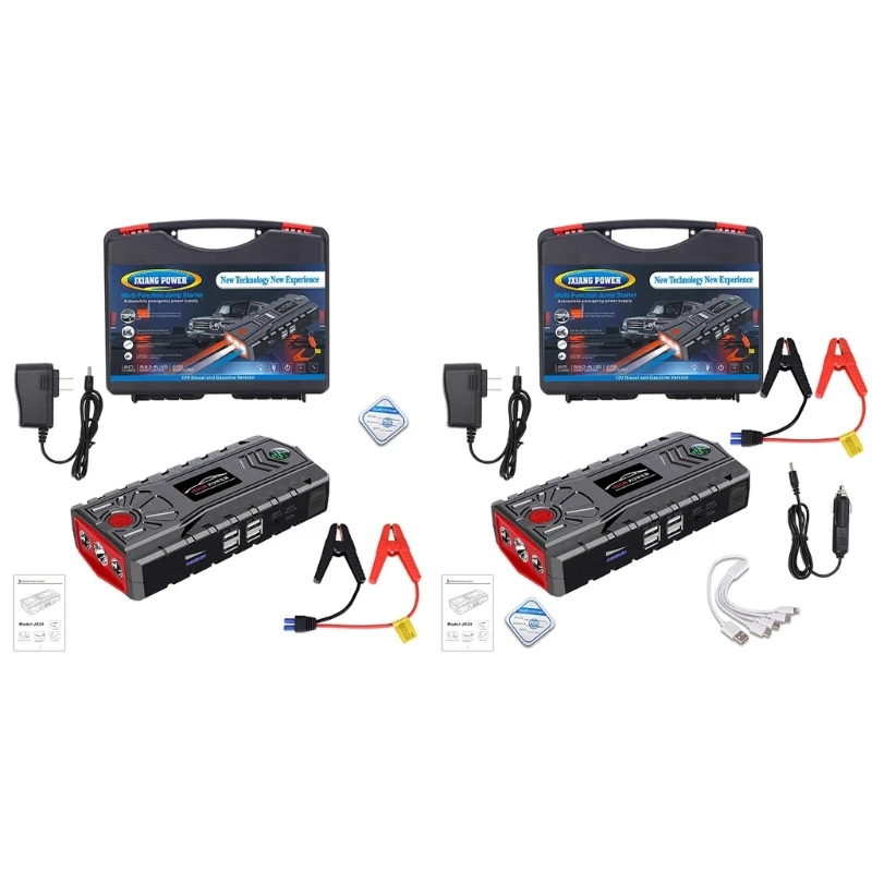 

50JA Car Emergency Booster Charge Jump Starter with LED Light Starting Device