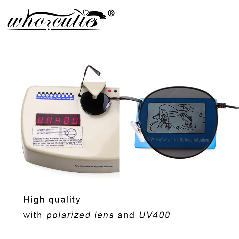 Round Sunglasses Men Polarized UV400 High Quality Brand Design Vintage Retro Circle Frame Sun Glasses Women Yellow Lens 801B 5