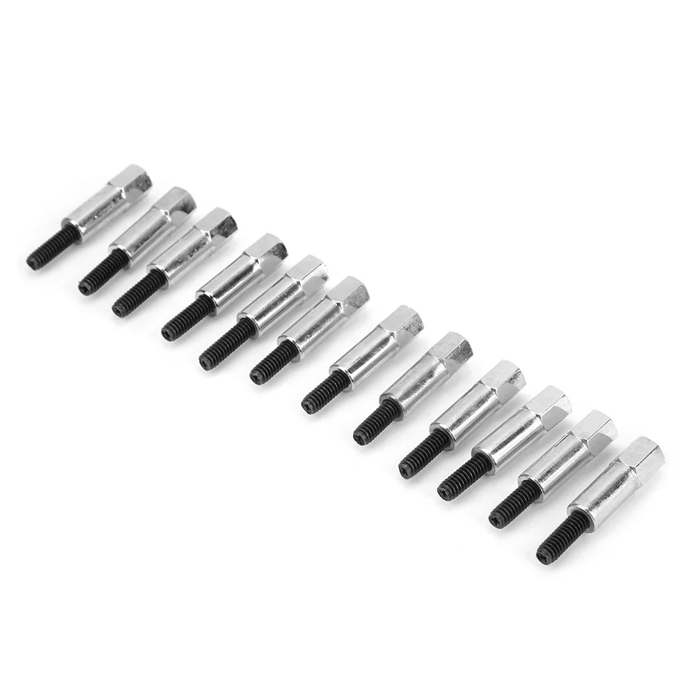 12 Pcs Chrome Valve Cover Bolt Set Fits For Ford 260 289 302 351w