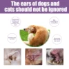 Cat Dog Pet Ear Cleaner Ear Drops Yeast Mites Infectiones Control Odor Removal Relieves Itching Anti Inflammatory Pet Ear Washer 3