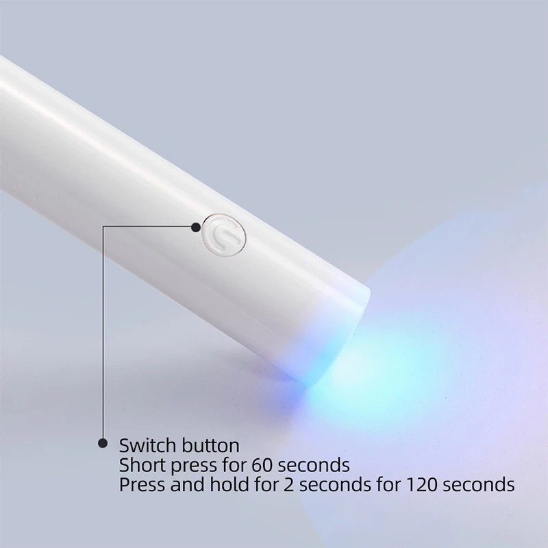 Mini Handheld Nail Enhancement Slot Lamp Gel Nail Polish Curing Lamp Wireless Dryer Small and Convenient nail curing lamp