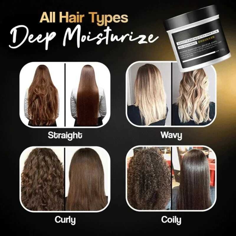 500g Magical Hair Mask Hair Treat Repair 5 Seconds Repair Damage Frizzy Soft Smooth Shiny Deep Moisturize Scalp Care