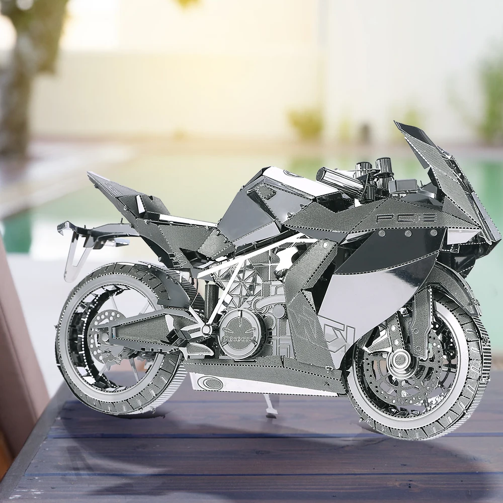 Piececool-rompecabezas de Metal 3D para adultos, modelo de ensamblaje de  motocicleta de plata, Juguetes DIY - AliExpress 26, image size:1000x1000