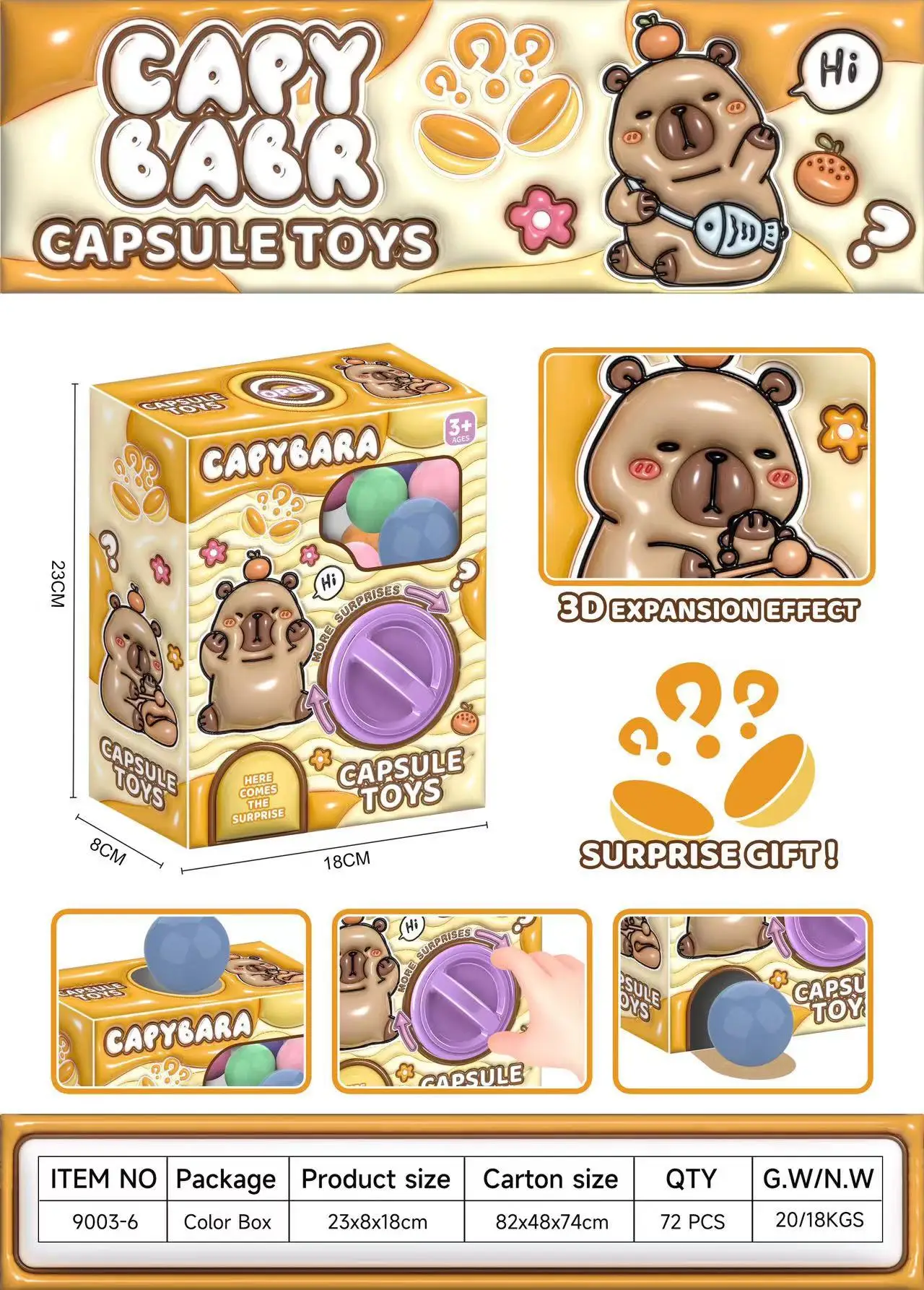 Kuromi Egg Baby Kapibala Twisting Egg Machine Fun Capsule Blind Box Lottery Decompression Toy Twisting Egg Blind Box Christmas G 3