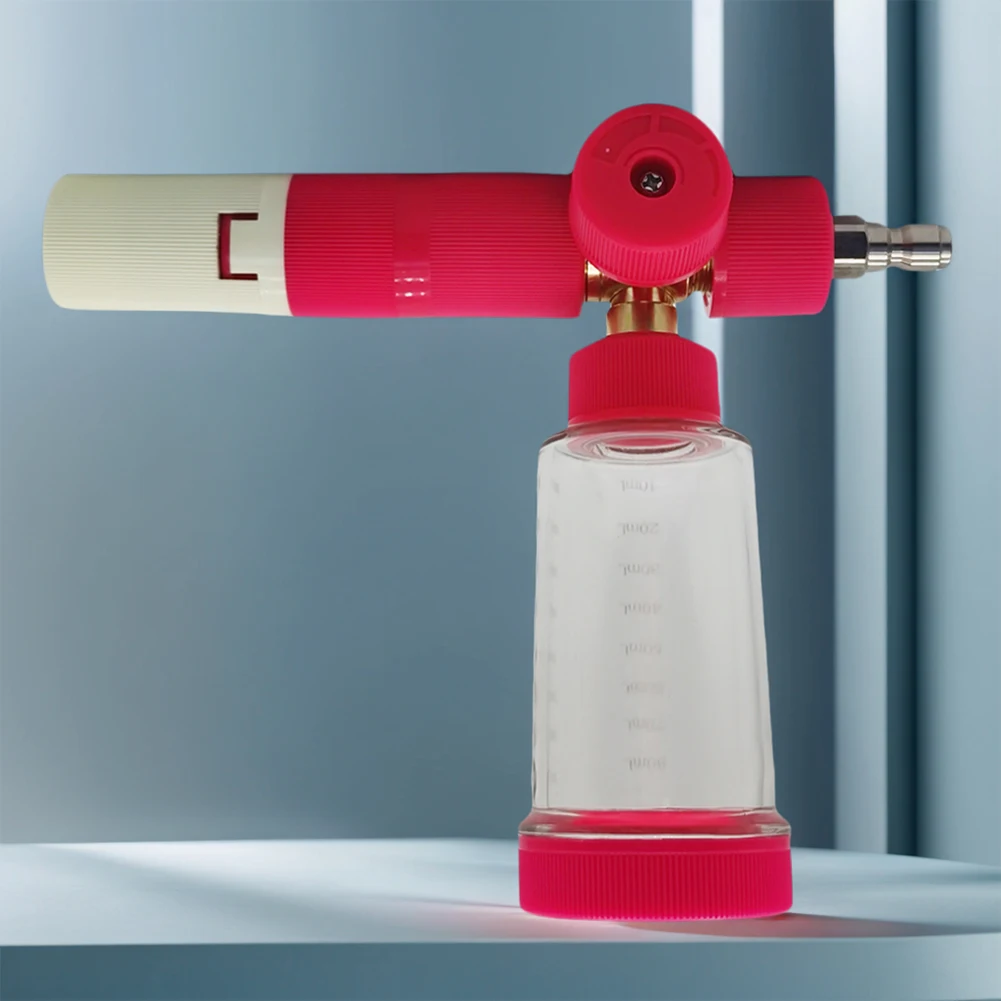 100ml Pressure Washer Gun with 1/4 Inch Quick Connector Car Wash Foam Sprayer Adjustable Foam Spray Pot for Cleaning Cars SUVs