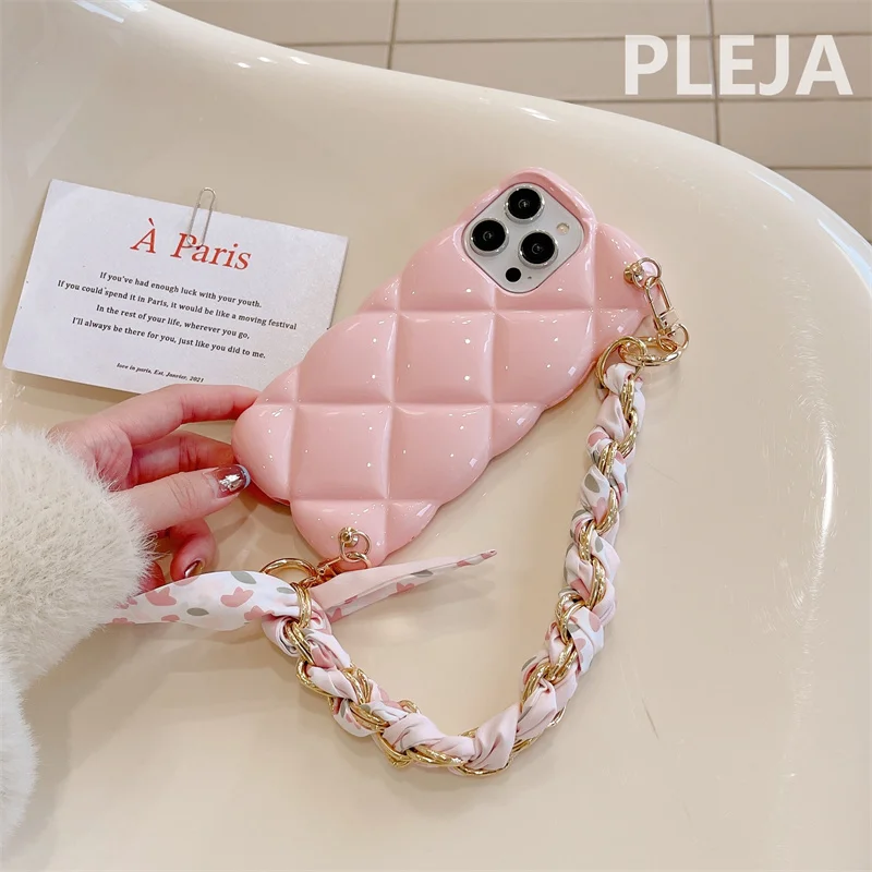 PINK COCO TRUNK PHONE CASE – L.SIMONE  Pink phone cases, Chanel phone case,  Luxury iphone cases