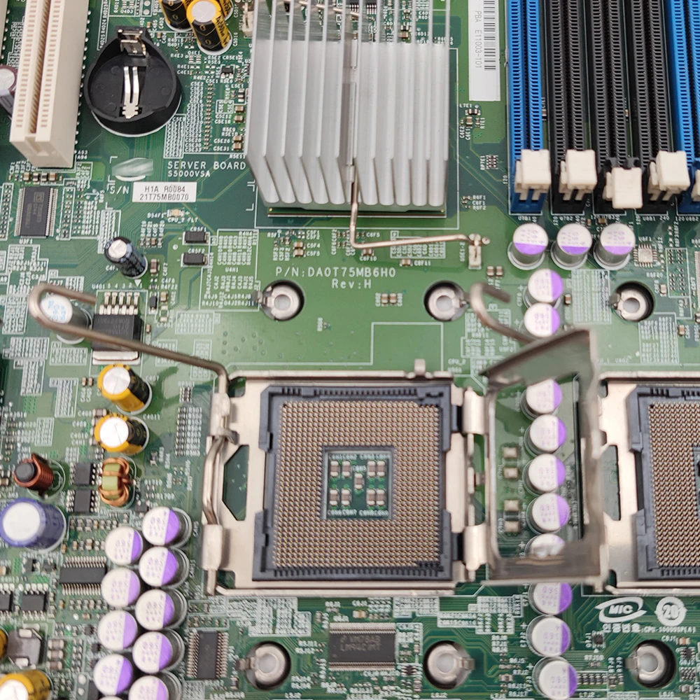 인텔 서버 마더보드 소켓 771, DDR2 EATX 메인보드 S5000VSA