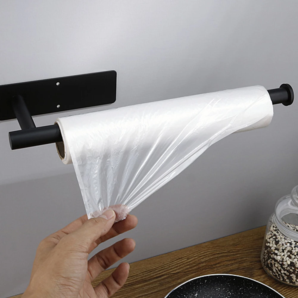 Self Adhesive Paper Towel Roll Chemar Holder Wall Mount Silver Black Gold  Stainless Steel Papers Rack For Kitchen Bathroom Cabinets From Esw_house,  $9.45