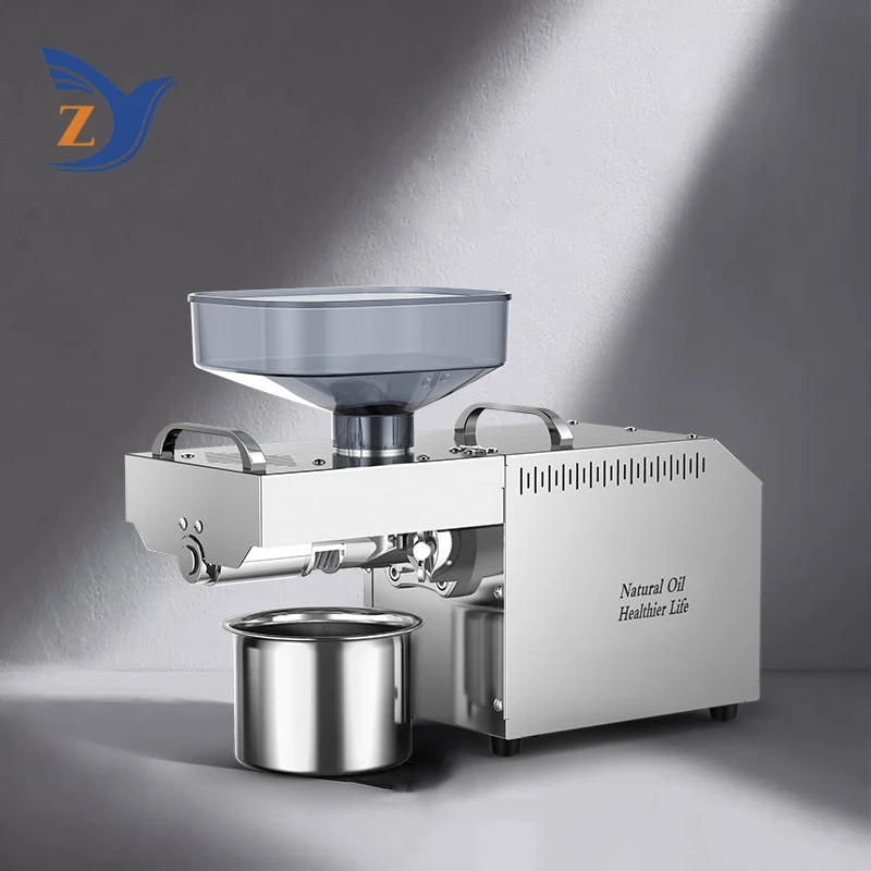 Oil Press Machine D03 Home Commercial 5-6Kg Per Hours Peanut Flaxseed Cold Squeezer Business Sesame Sunflower Seeds Extraction 3
