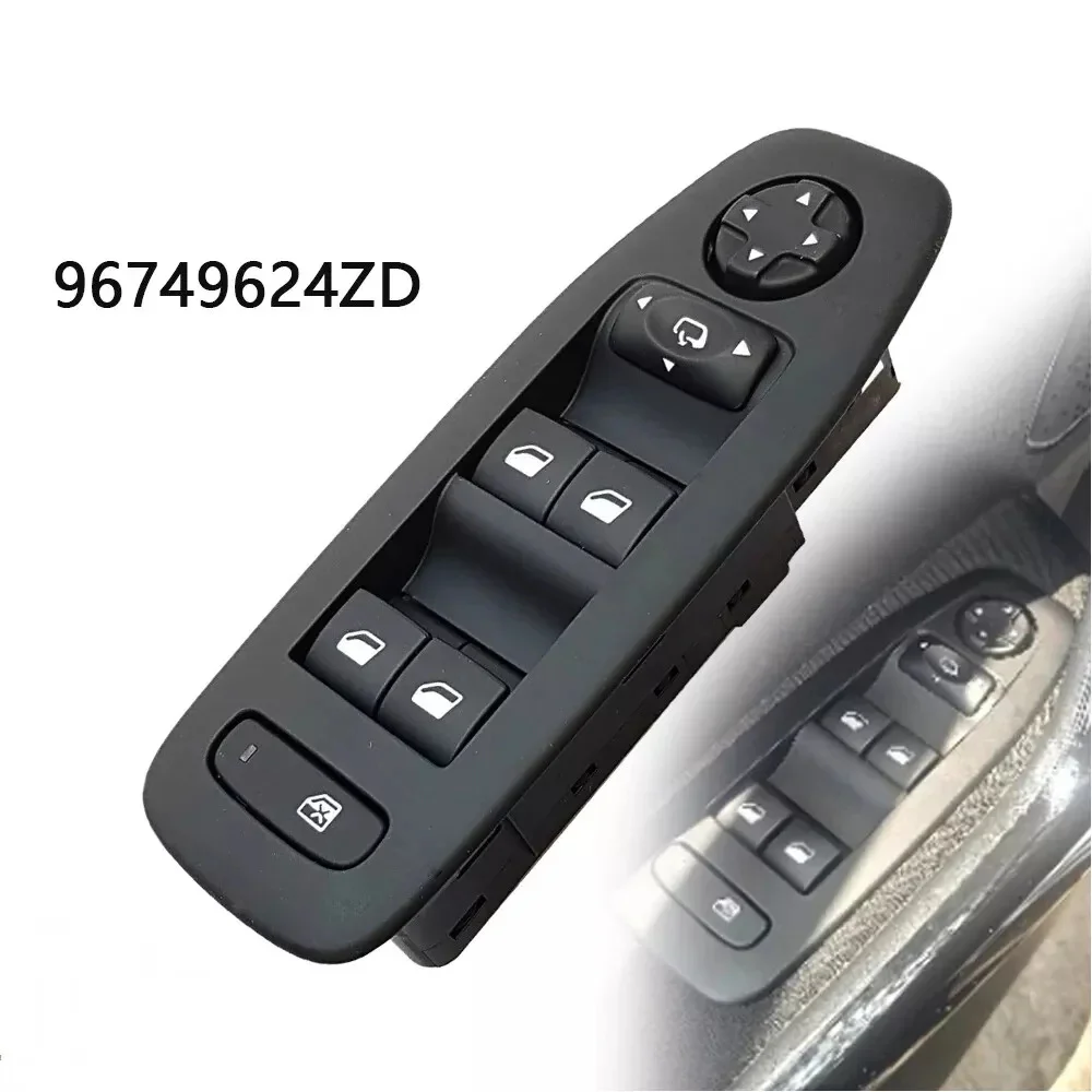 푸조에 적합, 왼쪽 앞 창문 조절기 스위치, 단추, 98104592ZD, 408 신제품, 308
