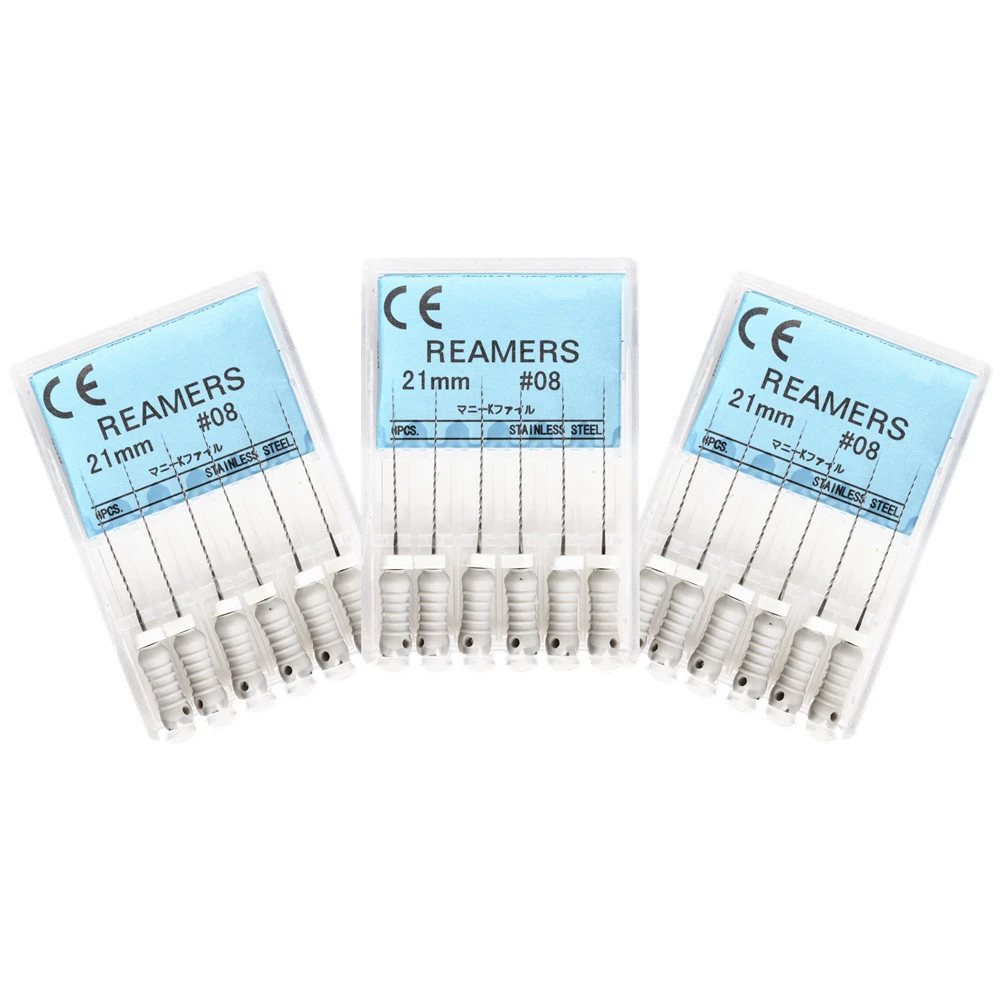 3 Packs Dental REAMERS FILES Endodontic Root Canal (Hand Use) 21mm08