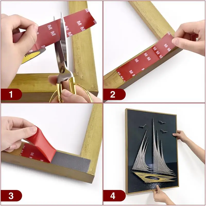 Extra Strong Double-Sided Adhesive Tape with High Viscosity, 3 Meters Long and 0.8mm Thick – No Residue Removal