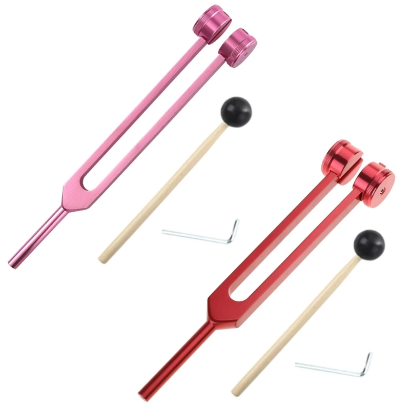 Portable Tuning Fork Sensory Tuning Fork Healing Instrument 128 Hz Human biofield diapa son Stress Reliever tuning fork