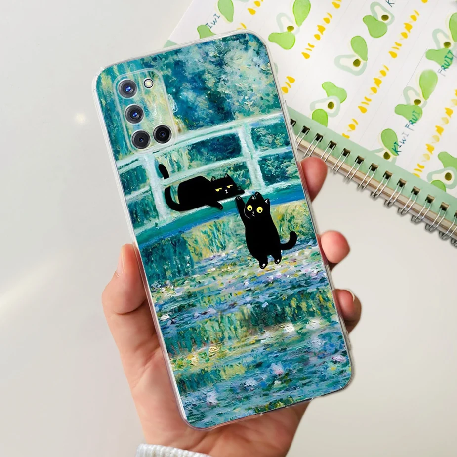 Cute Fashion Painted Clear Silicone Phone Case - Soft Protective Cover