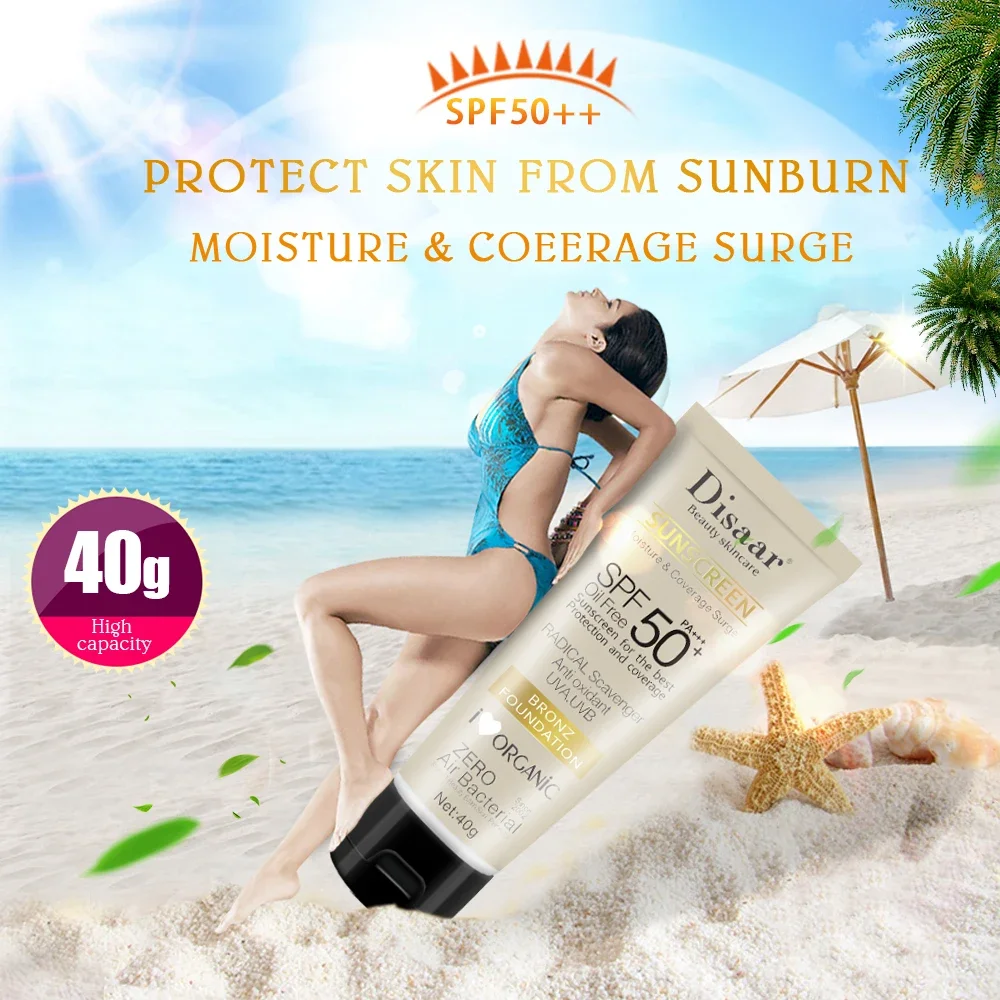 Facial Sunscreen Sunscreen Cream Disaar Facial Body Sunscreen Whitening Cream Sunblock Skin Protective Cream Anti-Aging Oil-control Moisturizing SPF 50 Face Skin