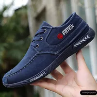 Men's Lightweight Breathable Anti-Odor Se oes Construction Work oes Casual Low Top Canvas oes Cotton Lined Wear Res...