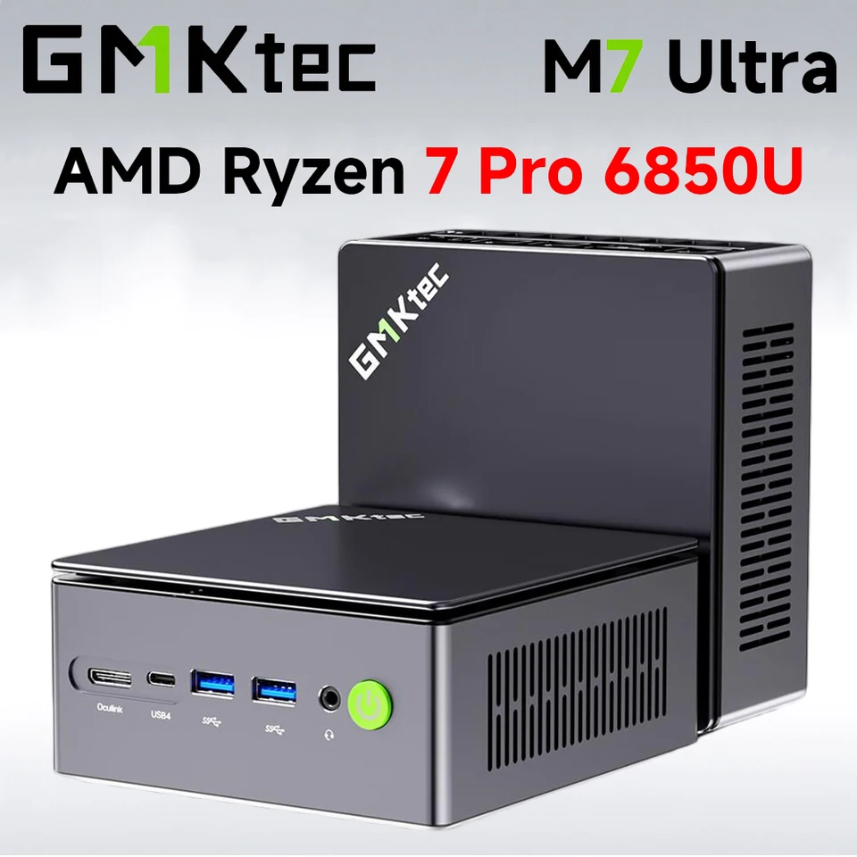 AMD Ryzen 7 PRO 6850U ミニPC AMD Ryzen™ 7 PRO 6850U Mini PC--GMKtec M7 Ultra