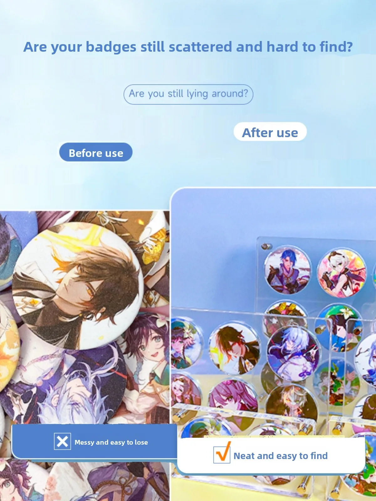 Thiened Acrylic Display Stand for Trading Cards And Baes Transparent 3D Protective Box for Celebrities And Anime Fans