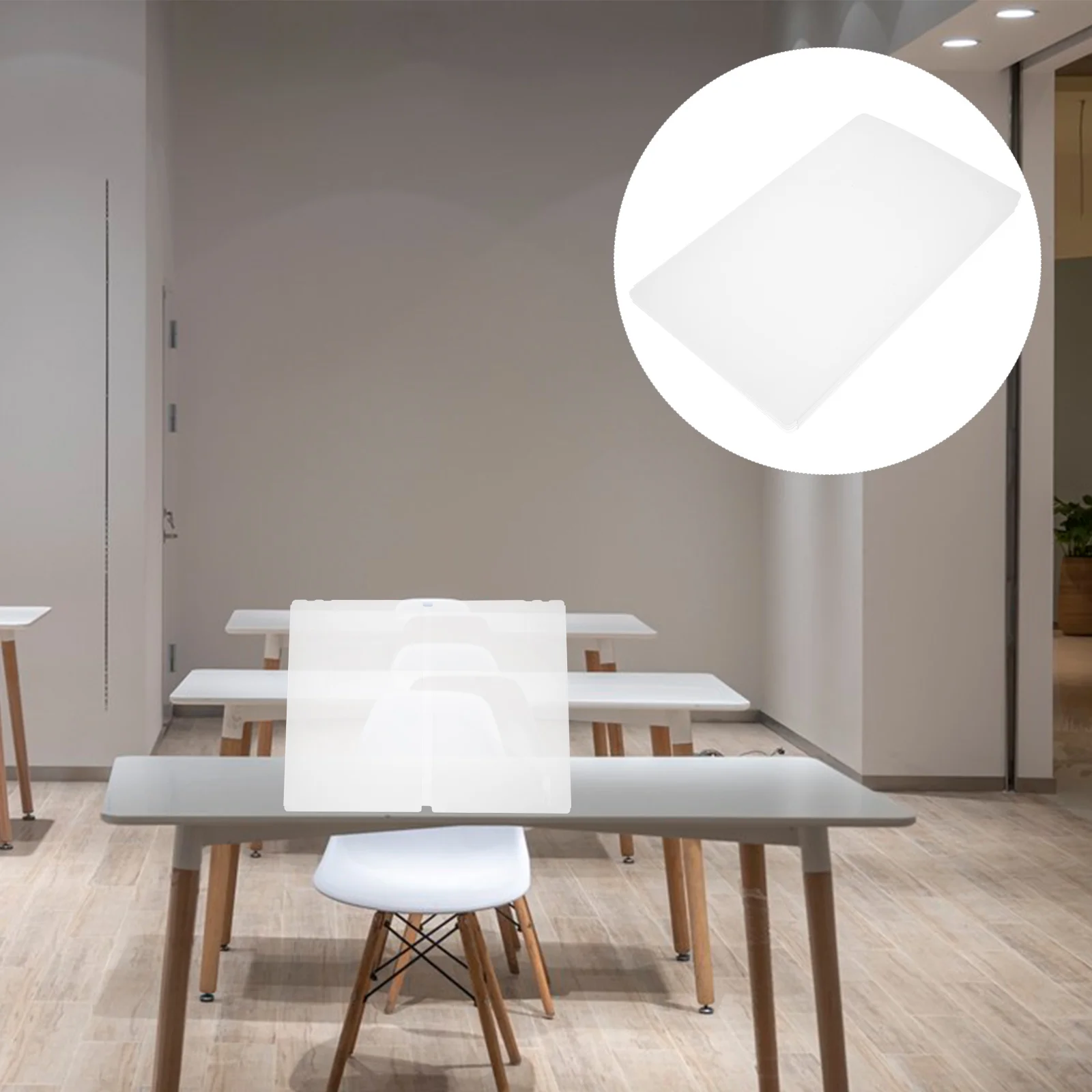 

Desk Shield Protective Privacy Shield Sneeze Guard Protective Shield Barrier Partition Screen Divider Board