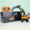 DWI  11-Channel Remote Control Alloy Excavator Engineering Vehicle Toy Suitable As A Variety Of Holiday Gifts For Children 5