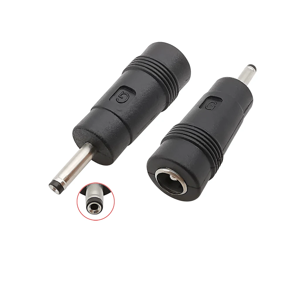 Dc 5.5x2.1mm fêmea a 3.0x1.1mm macho dc fonte de alimentação adaptador conector jack conversor para portátil de carregamento