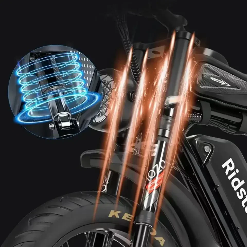 Electric Bicycle 2000W Powerful Dual Motor 52V 40Ah Dual Battery Q20 Ebike Motorcycle Mountain 20x4.0 Fat Tire Electric Bike