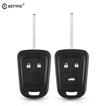 KEYYOU 2/3 Bottoni Chiave A Distanza Borsette per Chevrolet Camaro Sonic Cruze Malibu Volt Spark Equinox Chiave Fob Caso Accessori Auto