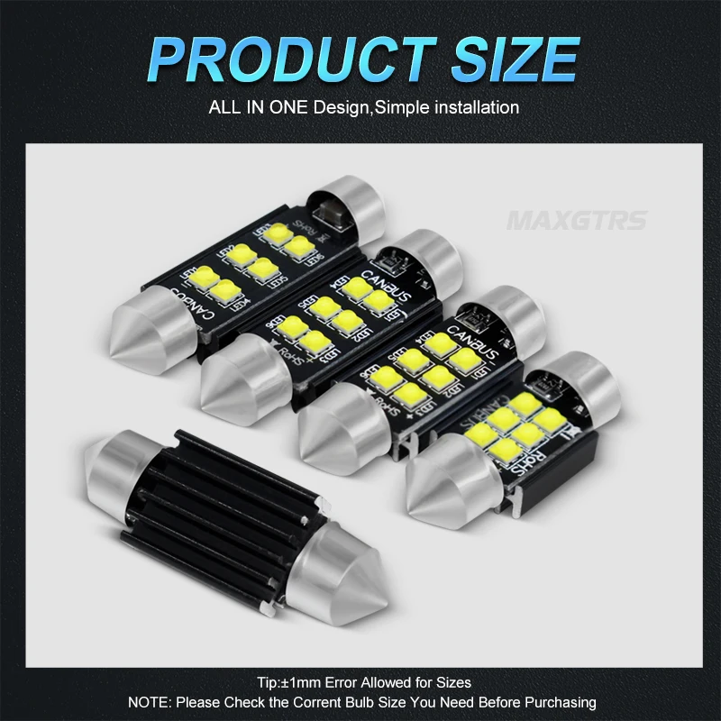 2x C5W C10W LED Canbus  31mm 36mm 39mm 41mm 佺  Ʈ, ڵ   ȣ ڵ ׸  12v ȭƮ